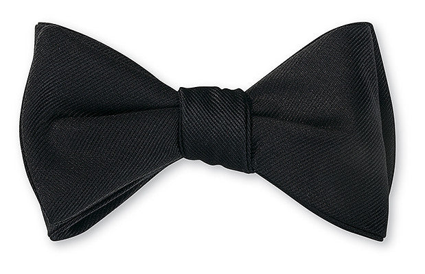 Black Grosgrain Bow Tie at Waring Tuxedos in Fort Worth.