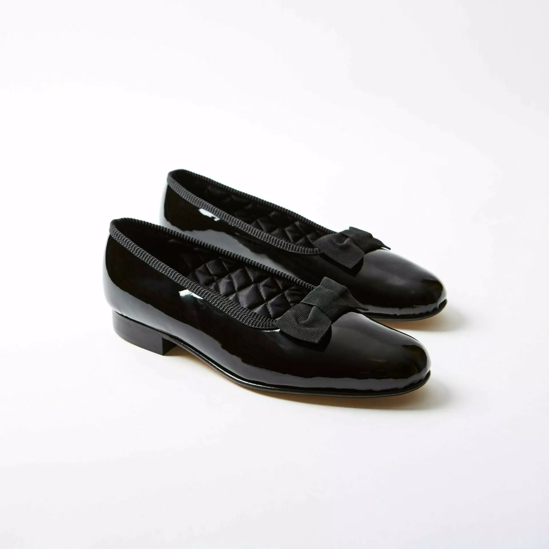 Custom Black Tunic Style Opera Pumps