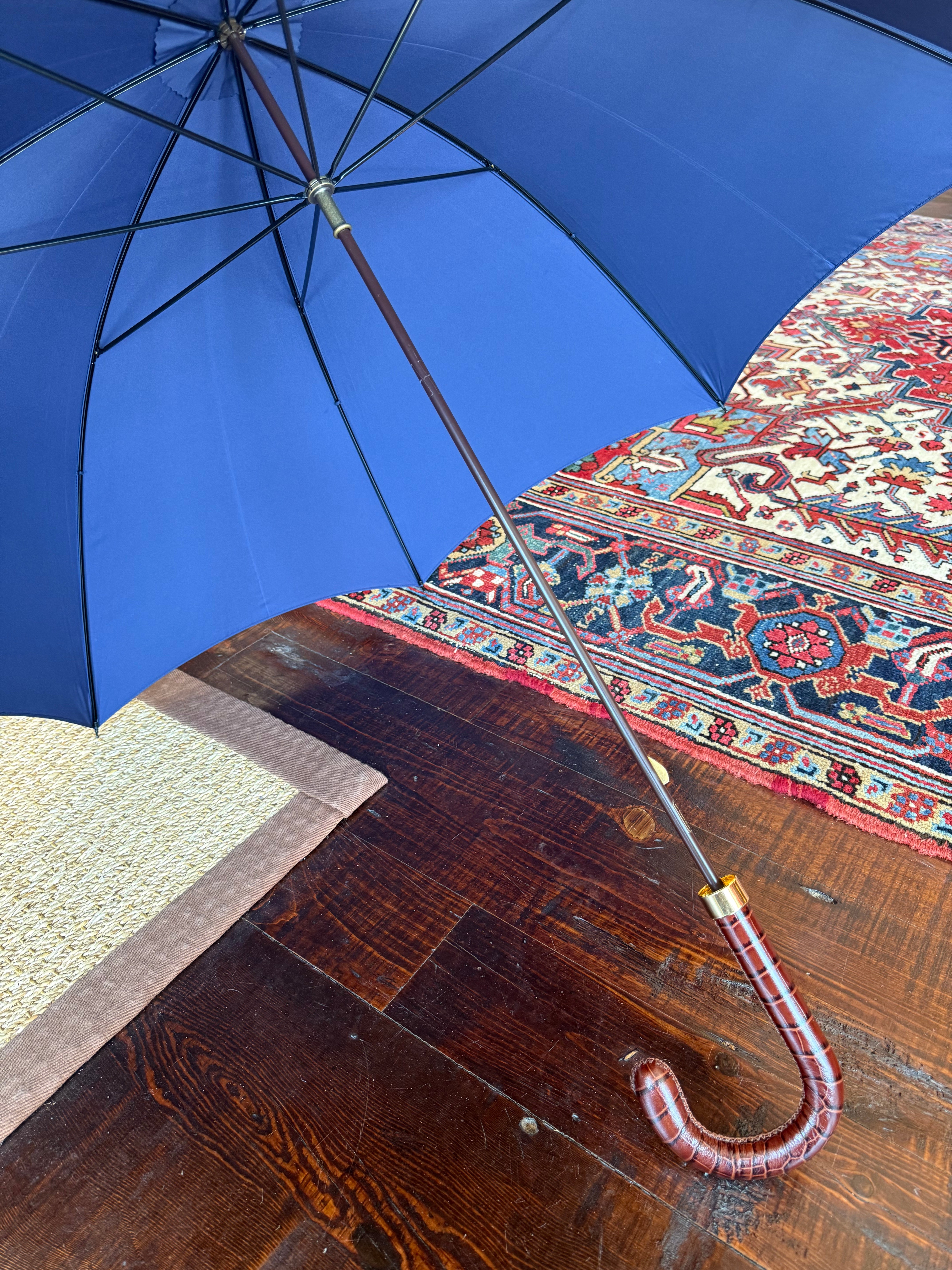 Handcrafted English Umbrella by Fox Umbrellas Ltd. at Waring Tuxedos in Fort Worth, Texas.