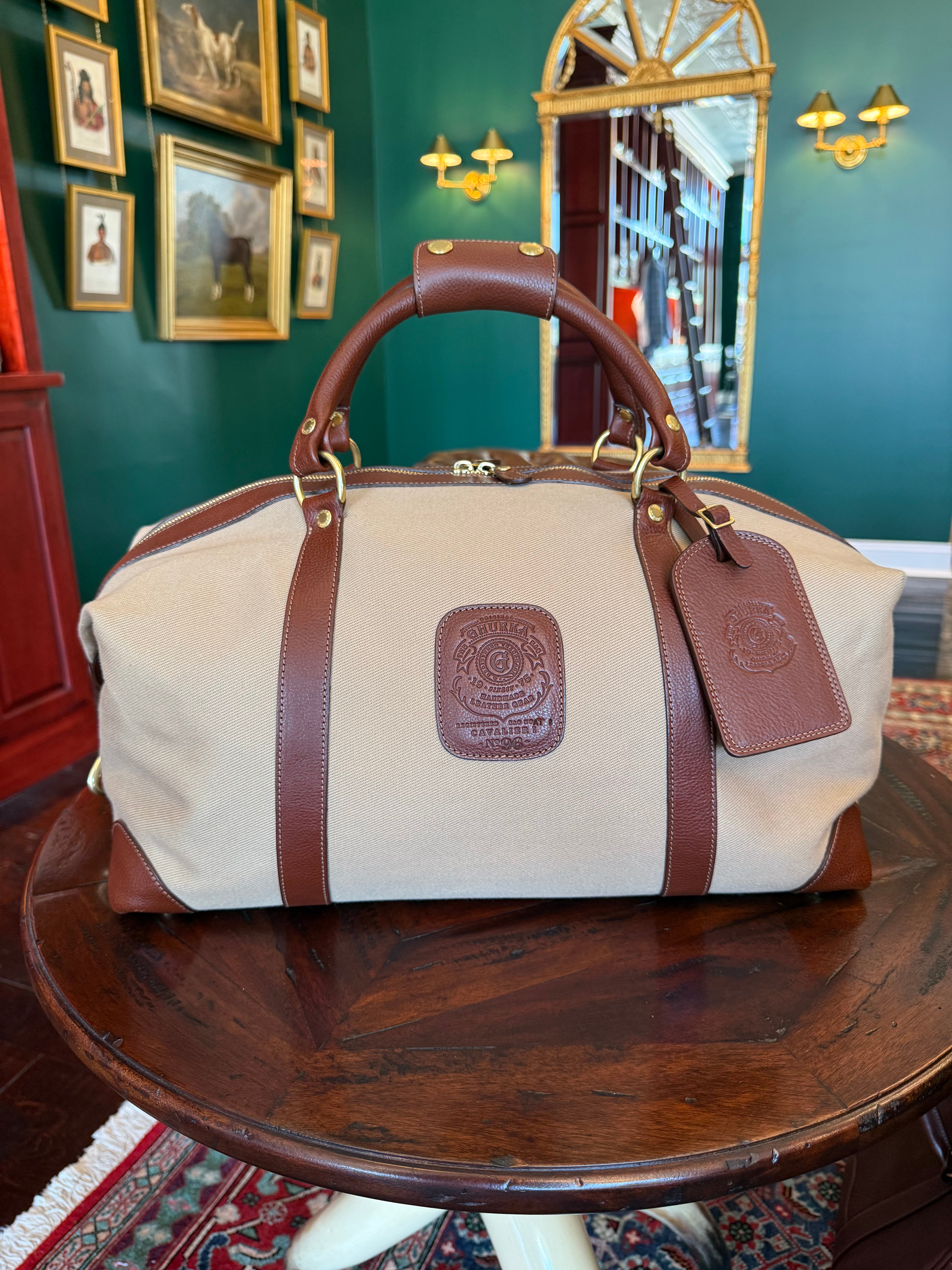 Ghurka Cavalier I No. 96 - Vintage Chestnut and Khaki Twill at Waring Tuxedos in Fort Worth