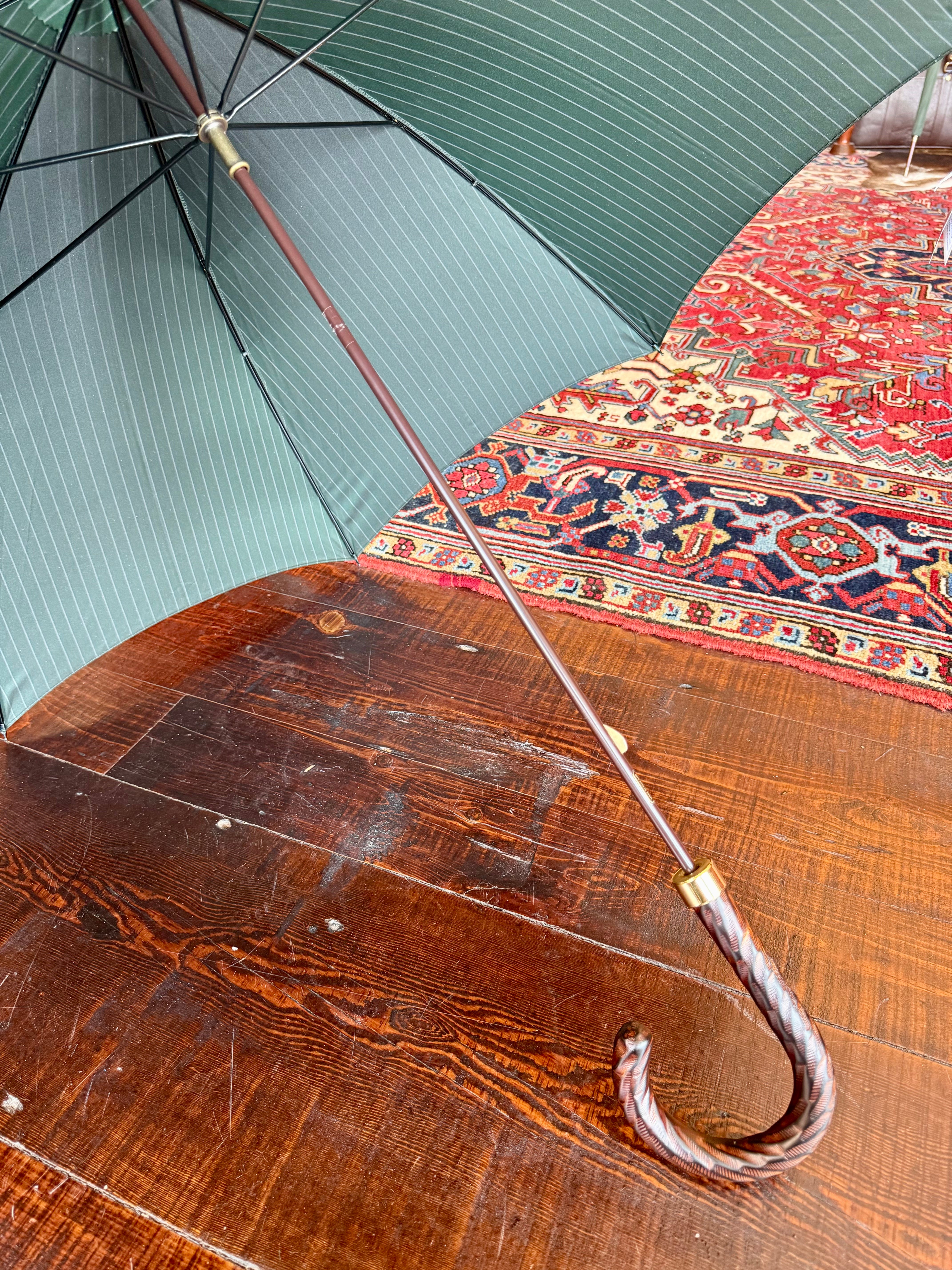 Traditional English Umbrella from Fox Umbrellas Ltd. available at Waring Tuxedos in Fort Worth, Texas.