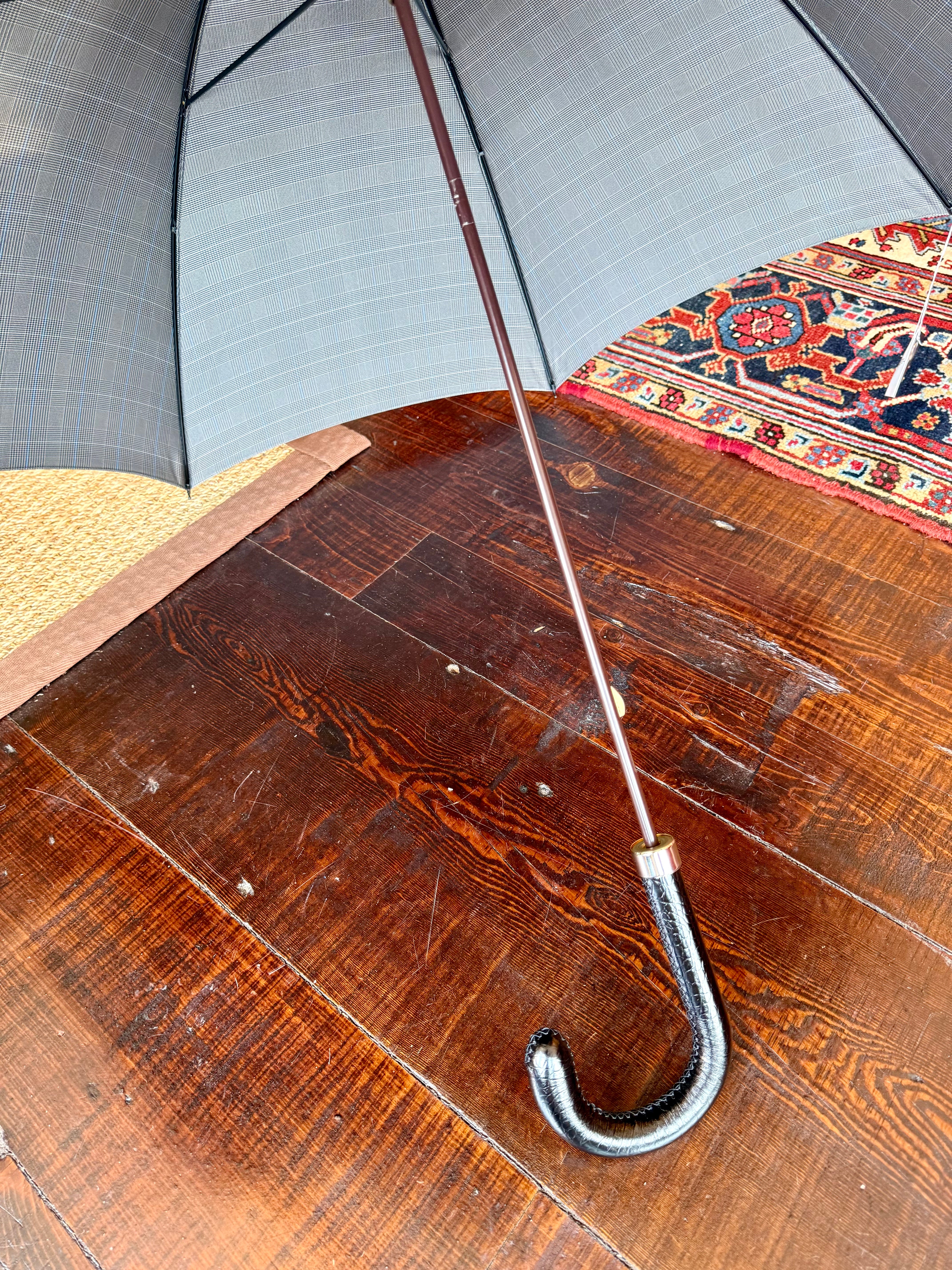 Handcrafted English Umbrella by Fox Umbrellas Ltd. at Waring Tuxedos in Fort Worth, Texas.