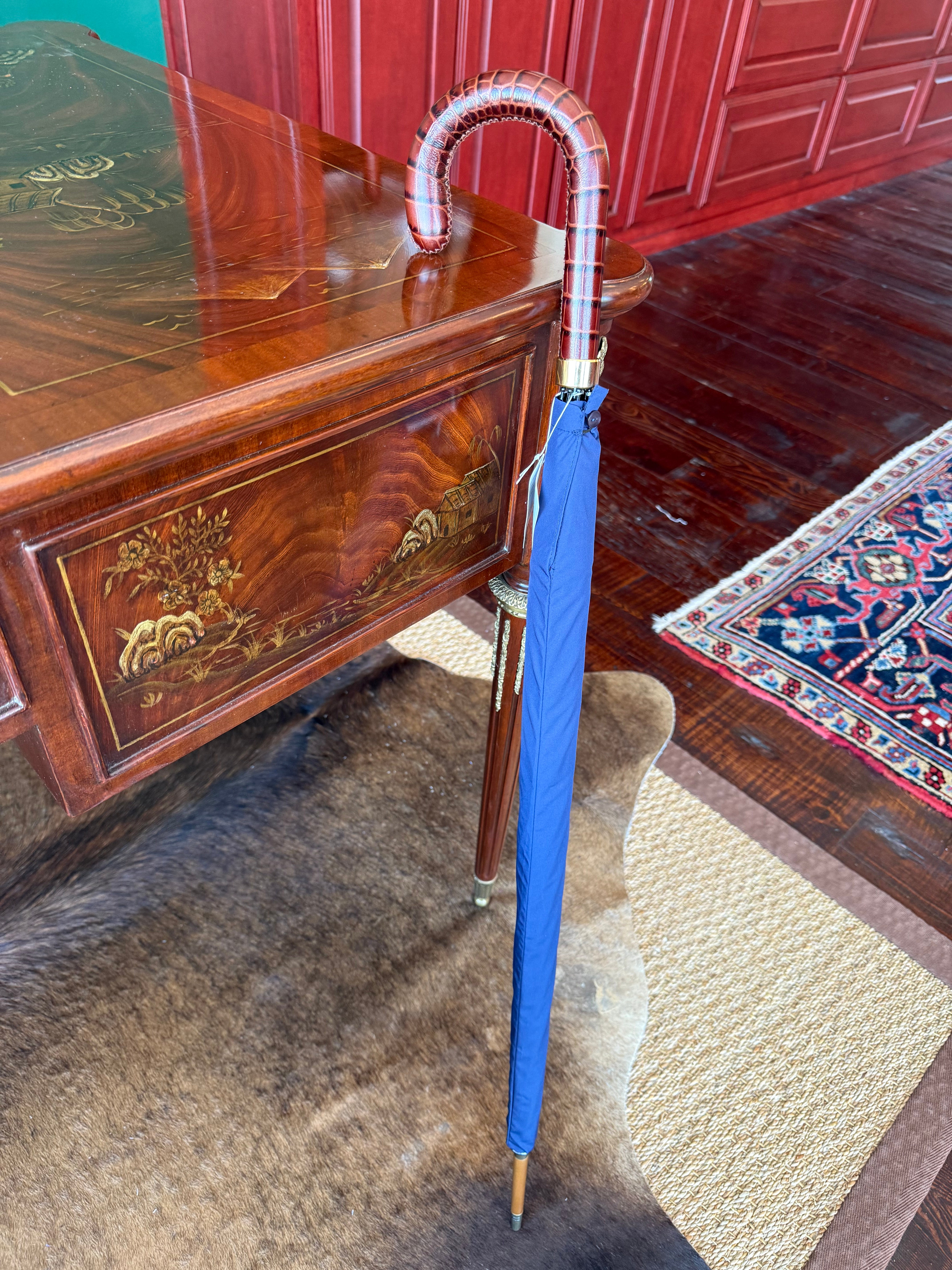 Handcrafted English Umbrella by Fox Umbrellas Ltd. at Waring Tuxedos in Fort Worth, Texas.