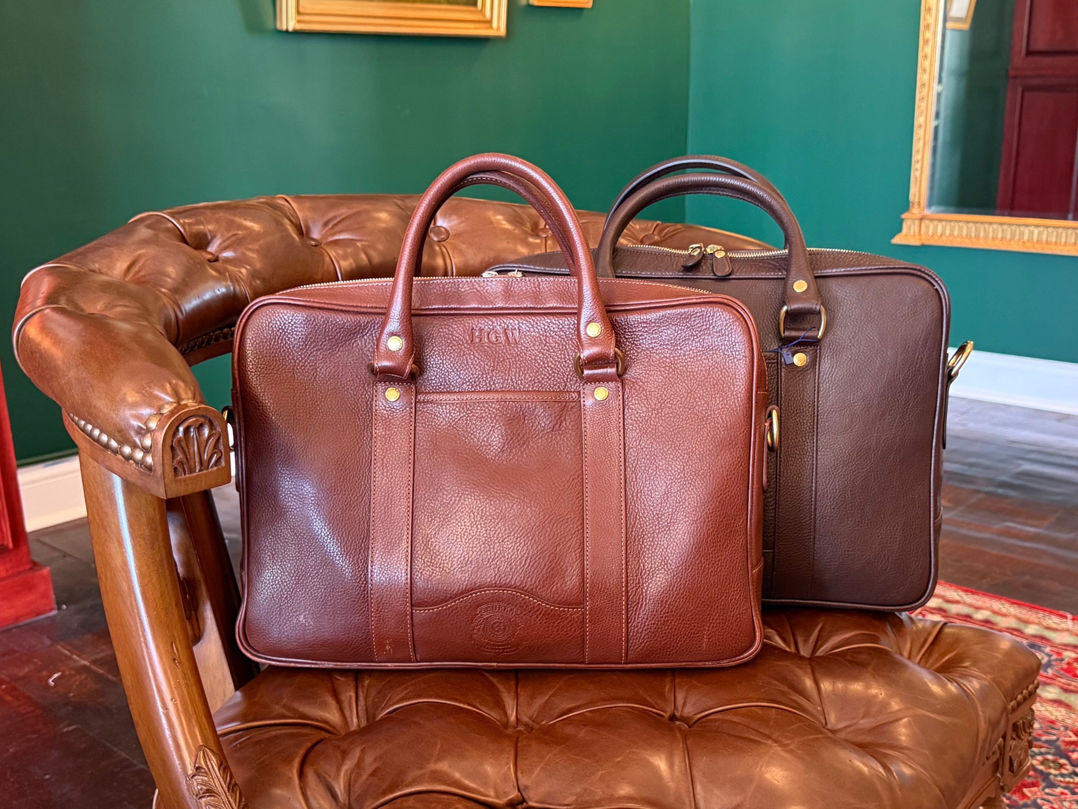 Ghurka Scout No. 295 Briefcases at Waring Tuxedos in Fort Worth