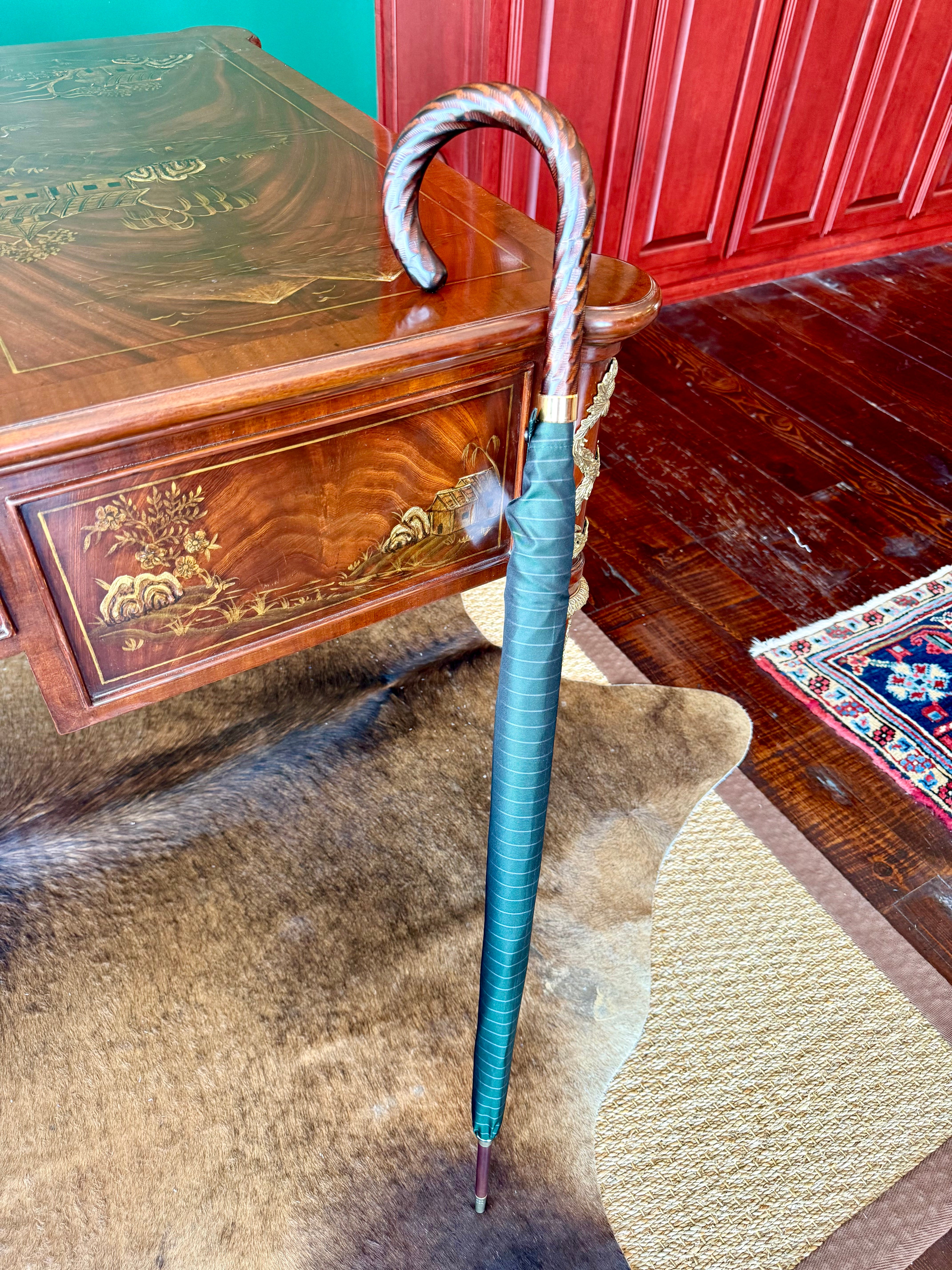 Traditional English Umbrella from Fox Umbrellas Ltd. available at Waring Tuxedos in Fort Worth, Texas.