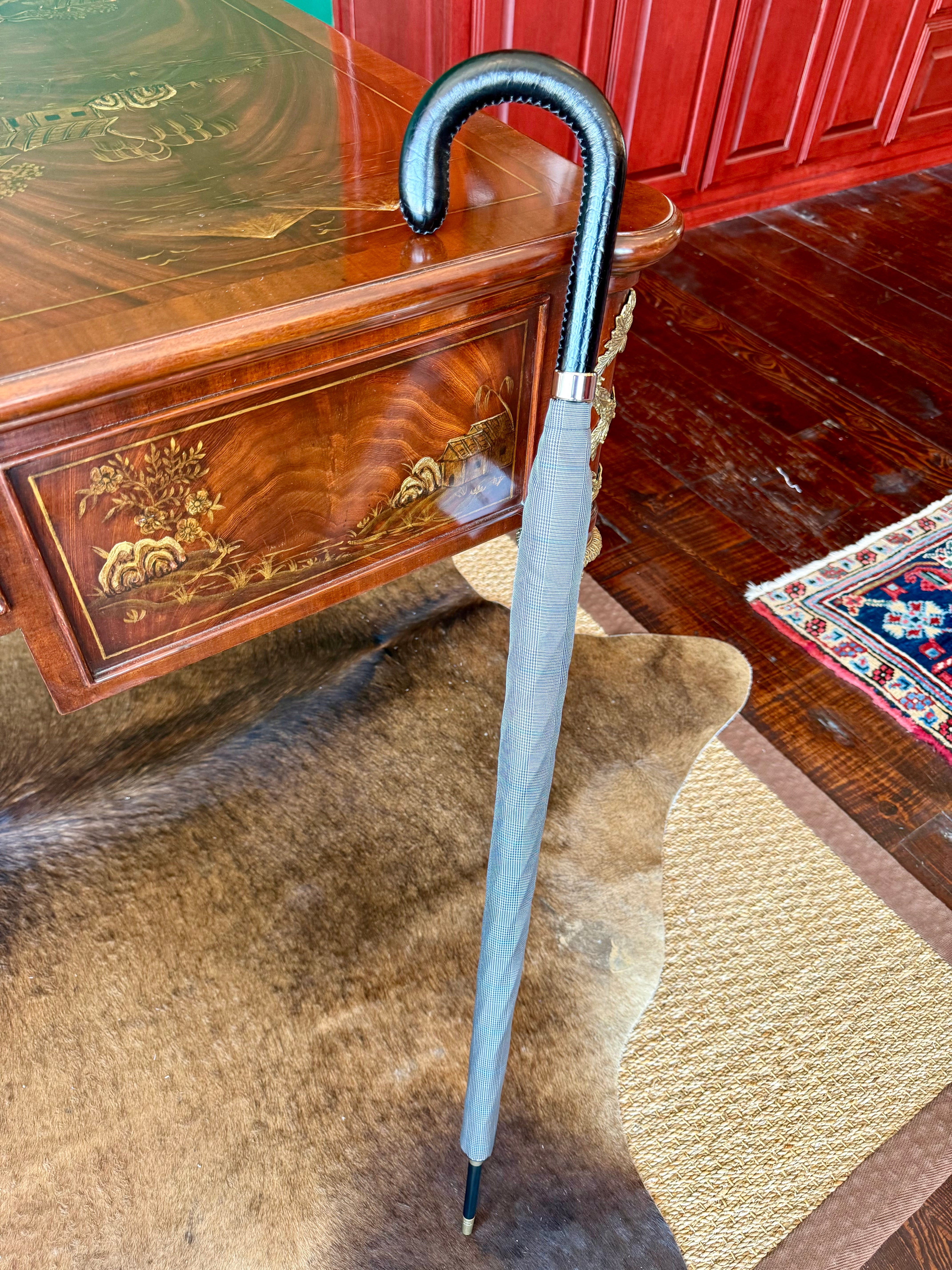 Handcrafted English Umbrella by Fox Umbrellas Ltd. at Waring Tuxedos in Fort Worth, Texas.