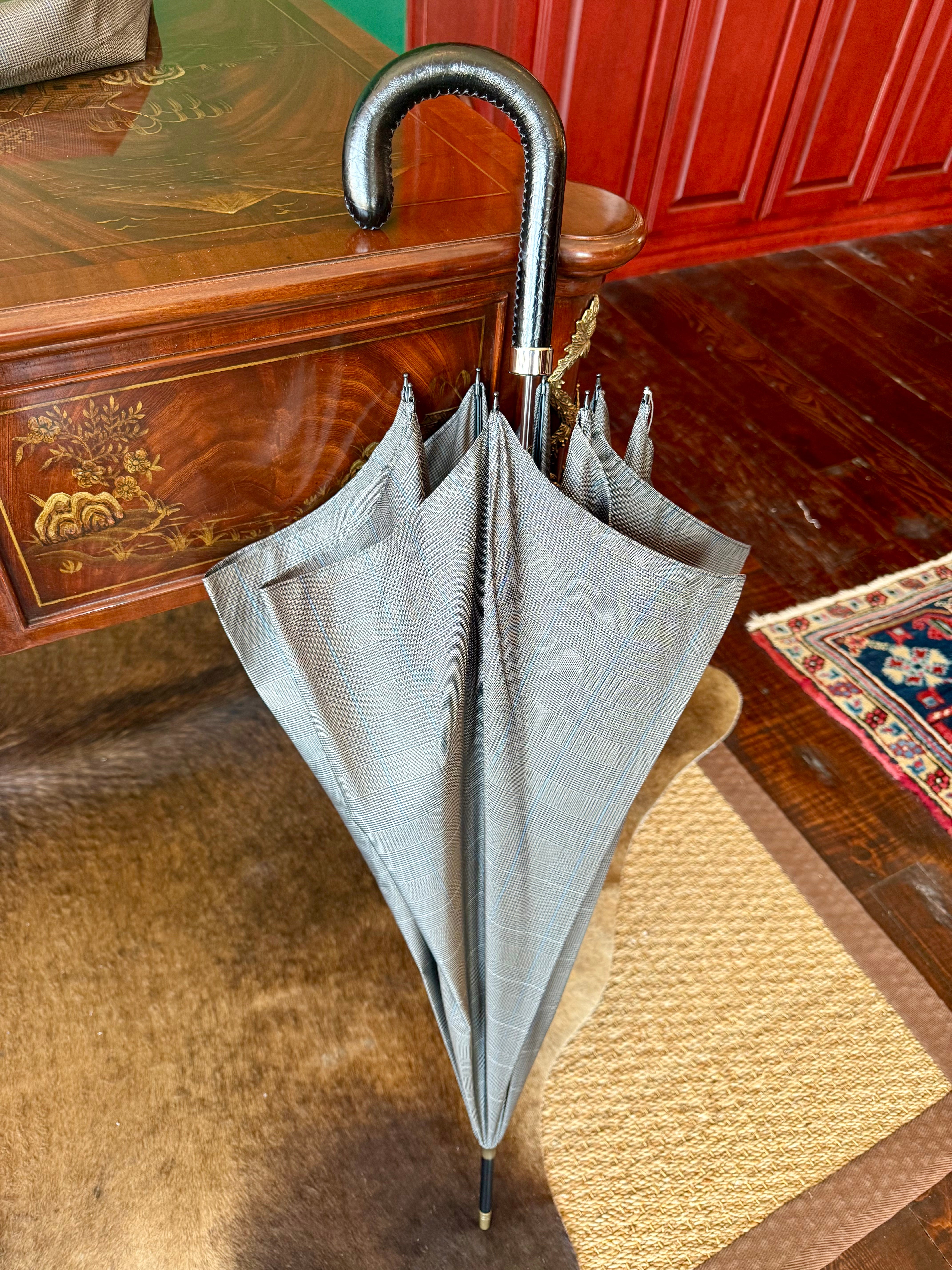 Handcrafted English Umbrella by Fox Umbrellas Ltd. at Waring Tuxedos in Fort Worth, Texas.