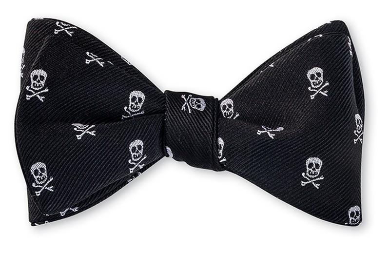 Skull and Bones Bow Tie